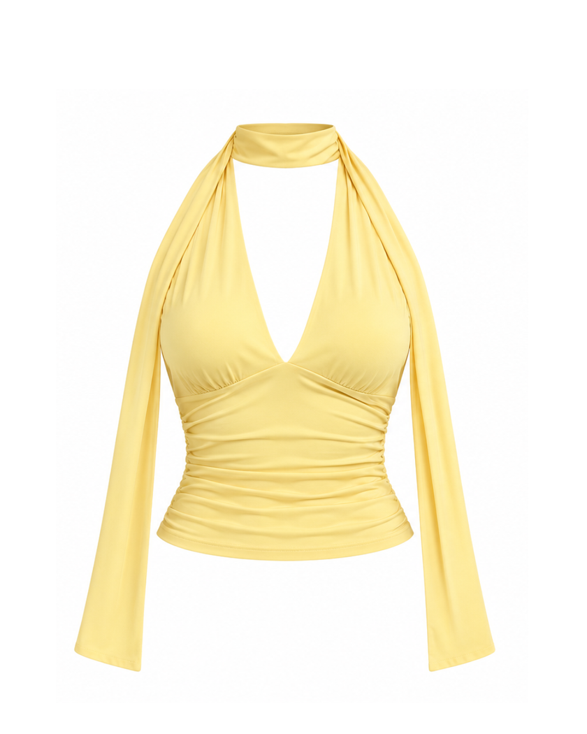 POLERA GLOWY - AMARILLO