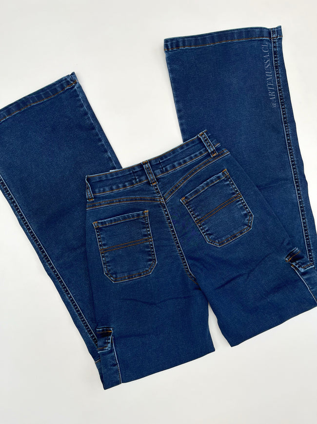 CARGO JEANS SANTORINI - AZUL