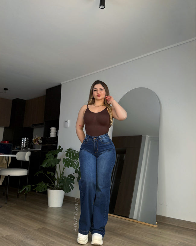 WIDE LEG VIENNA - AZUL