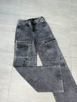 CARGO JEANS ROMA - GRIS