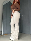 FLARE JEANS CLASSIC - BEIGE CLARO