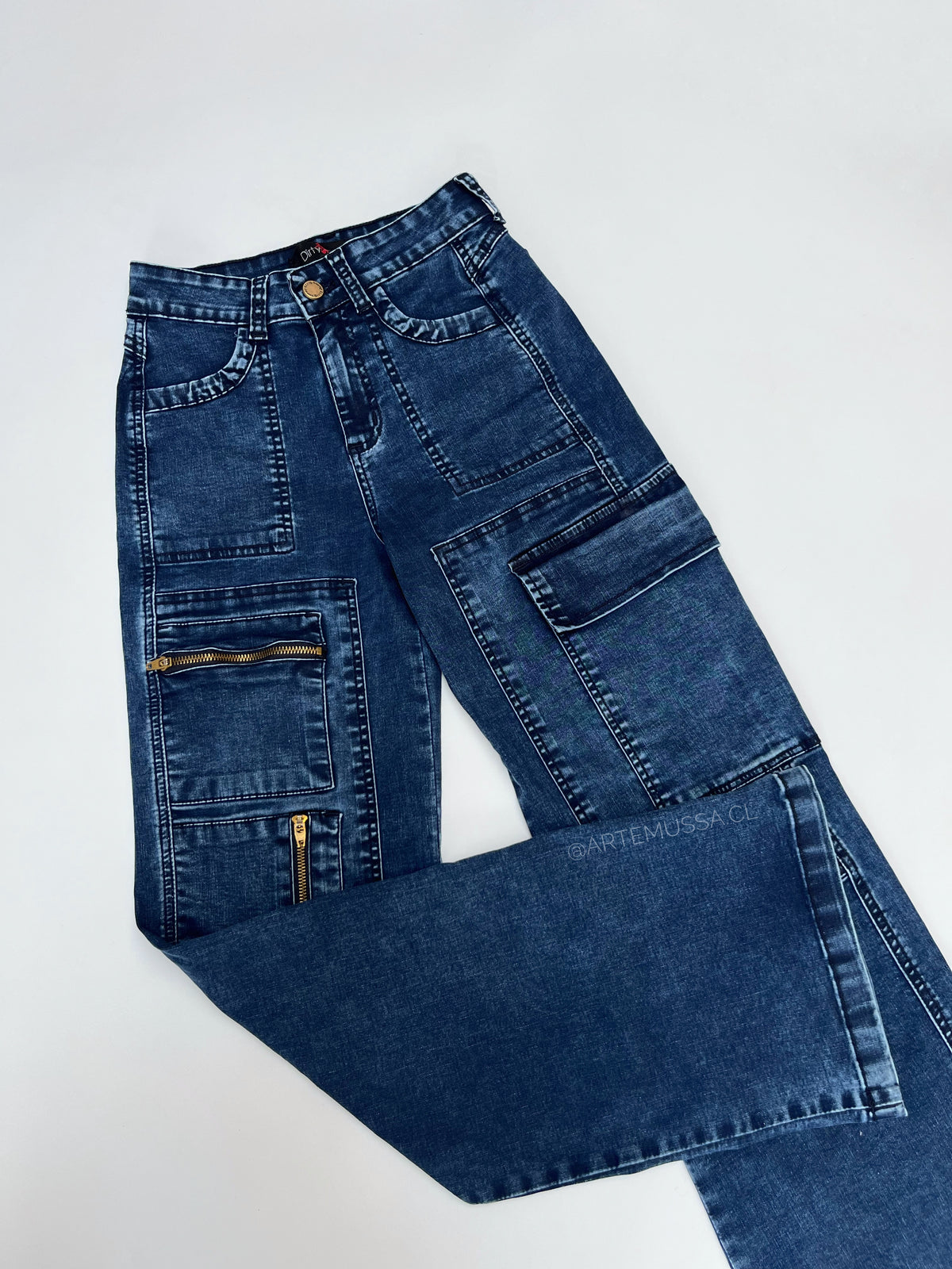 CARGO JEANS ROMA - AZUL