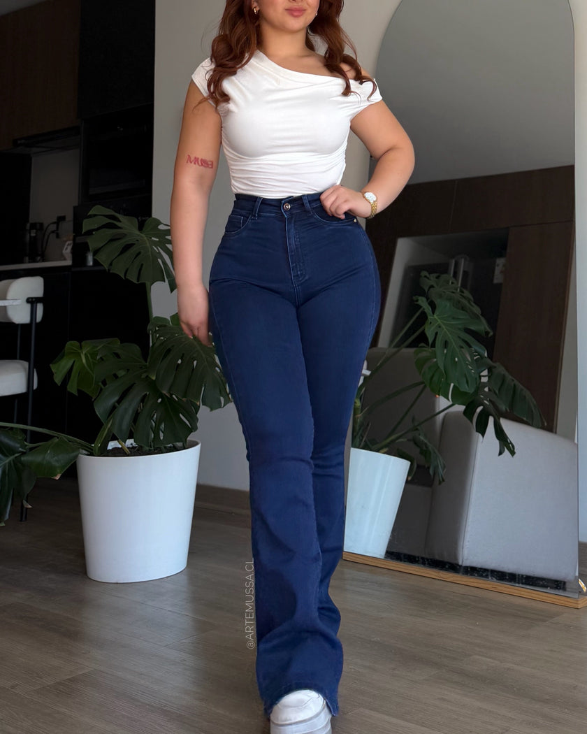 FLARE JEANS CLASSIC - AZUL
