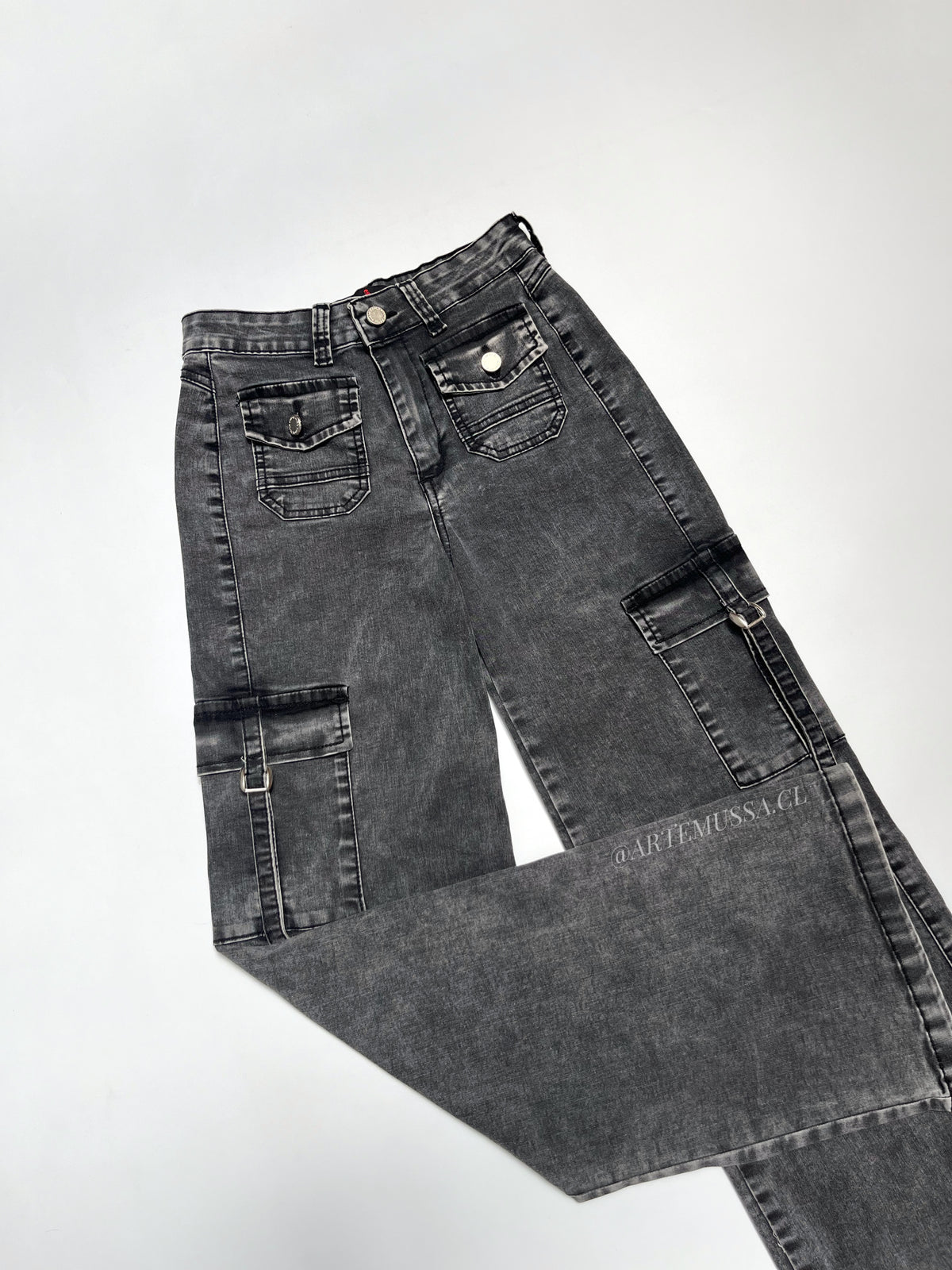 CARGO JEANS MADRID - GRIS