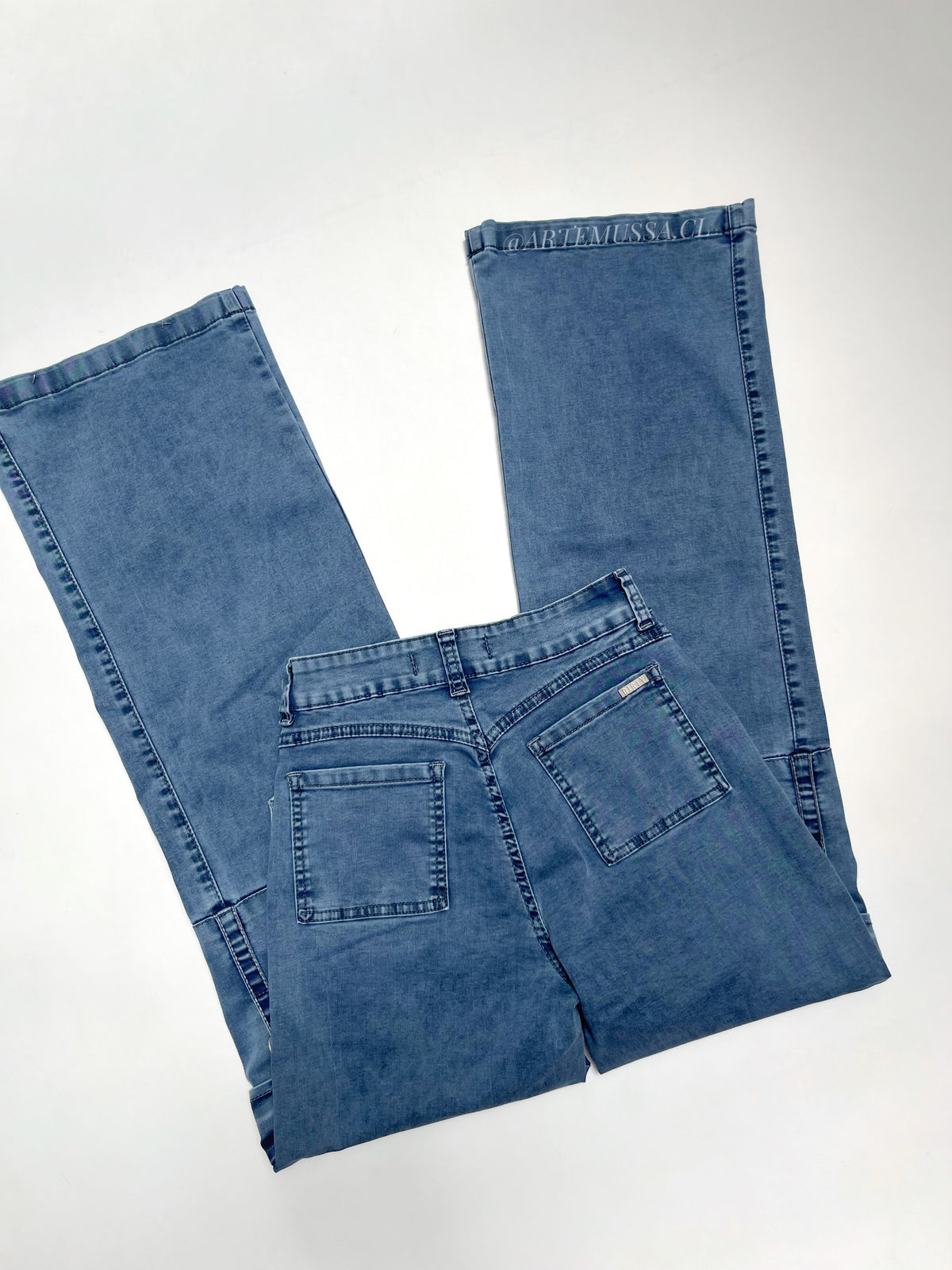 CARGO JEANS MADRID - CELESTE