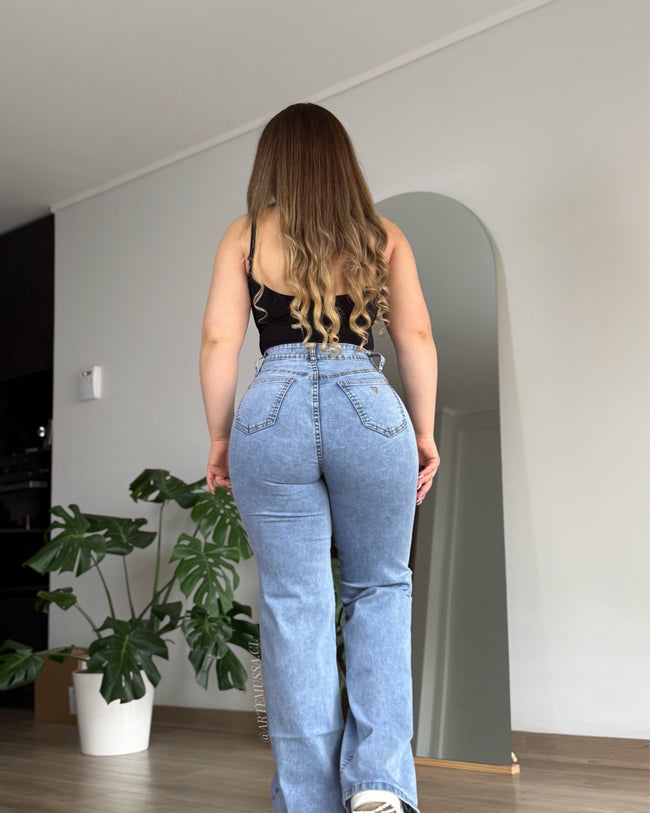 WIDE LEG GRECIA - CELESTE