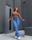 FLARE JEANS BARCELONA - CELESTE