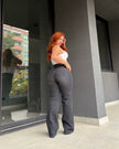 WIDE LEG MUSSA - NEGRO