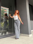 WIDE LEG MUSSA - GRIS