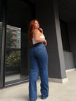 WIDE LEG MUSSA - AZUL
