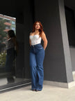 WIDE LEG MUSSA - AZUL